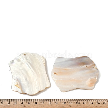 Natural Freshwater Shell Pendants(SHEL-K006-55)-3