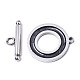 201 Stainless Steel Toggle Clasps(X-STAS-R115-14B-P)-1