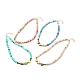 Fruits & Disc Handmade Polymer Clay Beaded Necklace for Teen Girl Women(NJEW-JN03734)-1