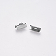 Non-Tarnish 304 Stainless Steel Ribbon Crimp Ends(STAS-S112-001D-P)-1