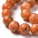 Natural Orange Calcite Beads Strands(G-E576-74D)-3