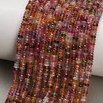 Natural Multicolor Tourmaline Beads Strands, Faceted, Rondelle, 3.5x2mm, Hole: 0.5mm, about 260pcs/strand, 15.39~15.59''(39.1~39.6cm)(GG-CBA4399-E01-01)