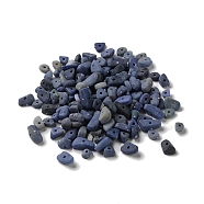 Acrylic Beads, Imitation Gemstone, Chip, Marine Blue, 4~13x4~6x4~5mm, Hole: 1.2mm(OACR-C020-01F)