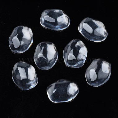 Clear Oval Resin Cabochons