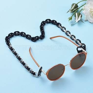 Personalized Acrylic & CCB Plastic Cable Chain Necklaces(X-NJEW-JN02824-02)-5