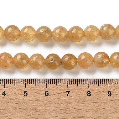 Natural Yellow Garnet Beads Strands(G-Z129-C01-8mm-02)-5