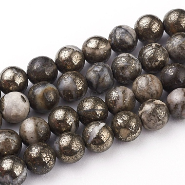 Round Marcasite Beads