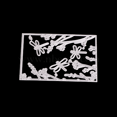 Rectangle with Dragonfly Frame Carbon Steel Cutting Dies Stencils(DIY-F028-34)-2