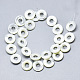 Natural White Shell Mother of Pearl Shell Charms(SSHEL-N036-017A-01)-1
