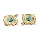 Vacuum Plating 201 Stainless Steel Natural Turquoise Pendants(STAS-C064-VC891)-4