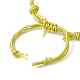 Adjustable Braided Waxed Cotton Macrame Pouch Bracelet Making(BJEW-JB09698-04)-4