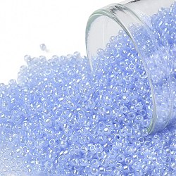 TOHO Round Seed Beads, Japanese Seed Beads, (146) Ceylon Glacier, 15/0, 1.5mm, Hole: 0.7mm, about 3000pcs/10g(X-SEED-TR15-0146)