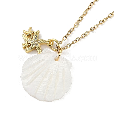 Starfish Cubic Zirconia Necklaces