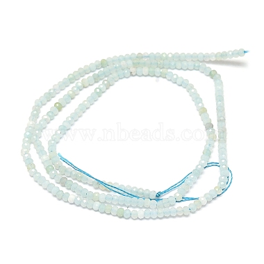 Natural Flower Amazonite Beads Strands(G-G106-A16-01)-2