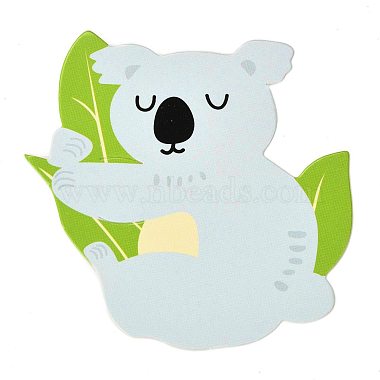 Tarjetas de piruletas de caramelo de papel con forma de koala(CDIS-I003-07)-3