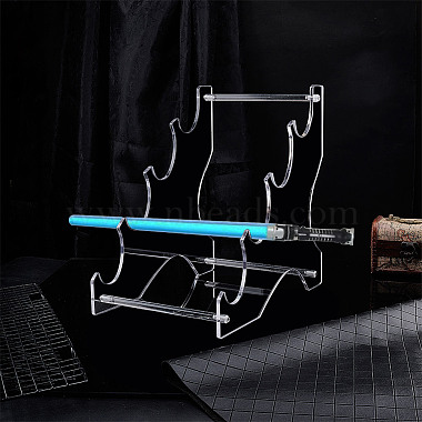 4-Tier Acrylic Sword Katana Holder Stands(ODIS-WH0017-108)-7