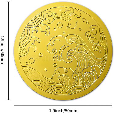 Self Adhesive Gold Foil Embossed Stickers(DIY-WH0211-180)-2