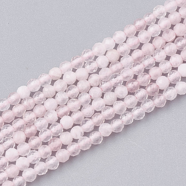 2mm Round Rose Quartz Beads