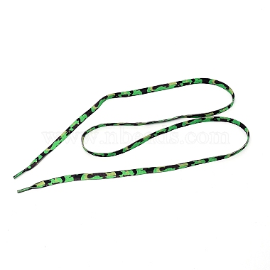 Medium Spring Green Polyester Shoelace