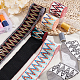 6 Bags 6 Colors 1 Yard Flat Ethnic Style Cotton Ribbons with Wave Pattern(OCOR-BC0006-40)-5