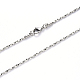 304 Stainless Steel Coreana Chain Necklace(NJEW-S420-006A-P)-1