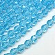 Glass Beads Strands(EGLA-E010-8x12mm-10)-2