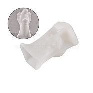 DIY Angel Figurine Silicone Molds, Resin Casting Molds, for UV Resin, Epoxy Resin Craft Making, House Pattern, 51x73x115mm, Inner Diameter: 50x65x114mm(DIY-A035-03A)