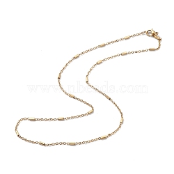 Ion Plating(IP) 304 Stainless Steel Satellite Chain Necklace for Men Women, Golden, 17.87 inch(45.4cm)(STAS-B039-13G)