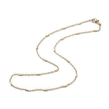 Ion Plating(IP) 304 Stainless Steel Satellite Chain Necklace for Men Women, Golden, 17.87 inch(45.4cm)
