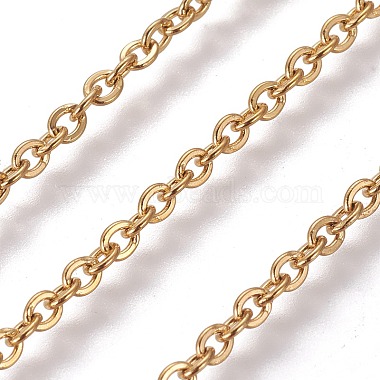 304 Stainless Steel Cable Chains(X-CHS-E018-10G)-1