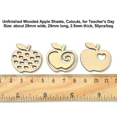 Unfinished Wooded Apple Sheets(WOOD-CJC0012-04)-2