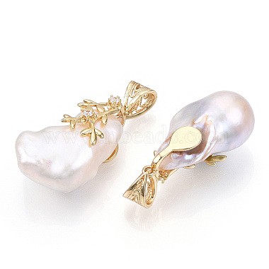 pendentifs perle keshi perle baroque naturelle(PEAR-N020-J25)-2