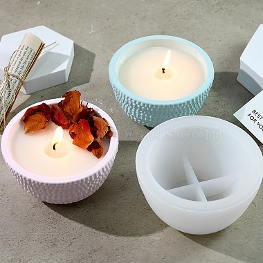 White Silicone Candle Molds