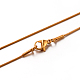 304 Edelstahl Schlangenkette Halsketten(STAS-M174-016G-B)-1