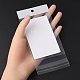 100Pcs Rectangle Paper One Pair Earring Display Cards with Hanging Hole(CDIS-YW0001-02B)-4