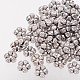 Heart Tibetan Style Charms Tibetan Silver Spacers Beads(X-AC0752-NF)-3