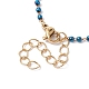 Handmade Synthetic Hematite Beaded Link Bracelet Making(AJEW-JB01150-53)-3