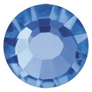 Preciosa&reg Crystal Hotfix Flatback Stones, Czech Crystal, Round(438 11 612 Chaton Rose VIVA 12 &reg), 30050 Sapphire, SS6(1.9~2.1mm)(Y-PRC-HSS6-30050)