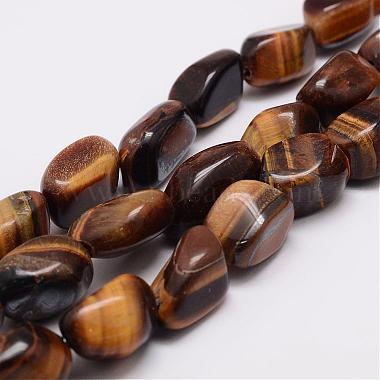 18mm Nuggets Tiger Eye Beads