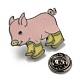 Pig in Rain Boots Enamel Pins(JEWB-C021-01C)-3
