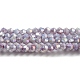 Cuisson des brins de perles de verre transparentes peintes(DGLA-F002-04G)-1
