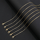 6Pcs Brass Coreana Chain Necklaces Set for Women(NJEW-BBC0001-05)-4