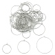 60Pcs 3 Size 316 Surgical Stainless Steel Hoop Earring Findings(STAS-YW0001-75P)-1