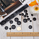 40Pcs 4 Style Flat Round 2-hole Basic Sewing Button(FIND-GF0004-85A)-3