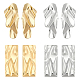 4 Pairs 4 Styles Alloy Stud Earrings with 304 Stainless Steel Pins(EJEW-AN0004-61)-1