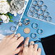 21Pcs 7 Size 201 Stainless Steel Ring Core Blank for Inlay Jewelry Making(RJEW-UN0002-39)-2