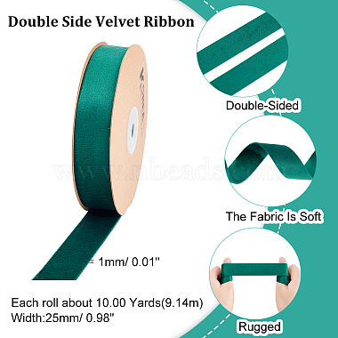 Double Side Velvet Ribbon(SRIB-WH0011-058B)-2