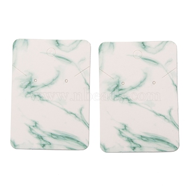 Light Sea Green Paper Earring Display Cards