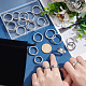 24Pcs 8 Size 201 Stainless Steel Grooved Finger Ring Settings(STAS-UN0041-46P)-2