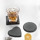 Natural Black Stone Cup Mat(AJEW-G036-01)-6